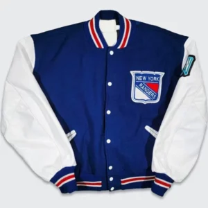 New York Rangers Eastern Varsity Wool Jacket
