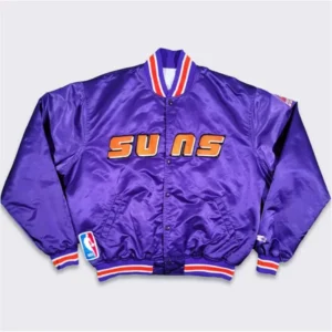 Phoenix Suns Purple Satin Jacket