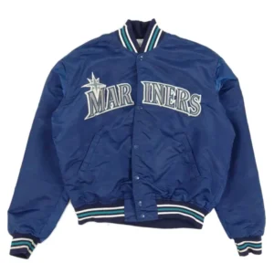 Seattle Mariners Navy Blue Bomber Jacket