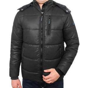 Salvador Hooded Winter Puffer Jacket for Men – Down Insulation