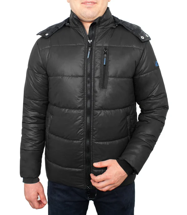 Salvador Hooded Winter Puffer Jacket for Men – Down Insulation