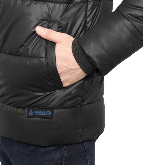 Salvador Hooded Winter Puffer Jacket for Men – Down Insulation - Image 4
