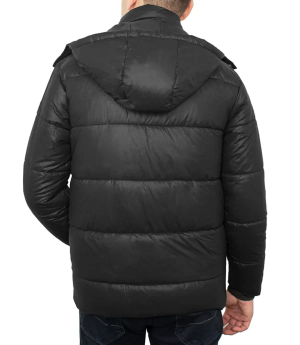 Salvador Hooded Winter Puffer Jacket for Men – Down Insulation - Image 6